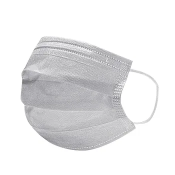 

Disposable Face Mask Activated Carbon Mask Unisex Protection Fabric Dustproof Mouth Mask PM2.5 Windproof Foggy Haze 50 pieces