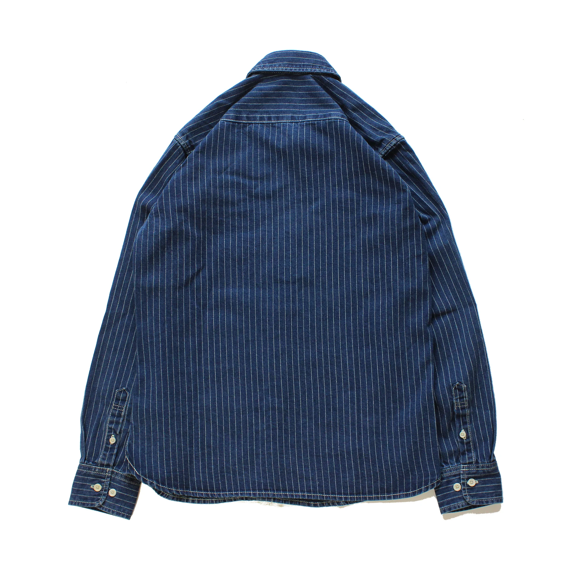 Selvedge Striped Denim Shirt