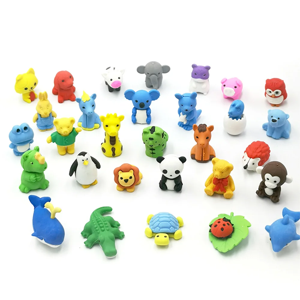 mini rubber animals