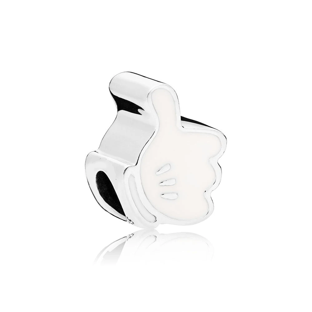 Authentic 925 Sterling Silver Bead Mouse Iconic Glove Charm Fit Fashion Women Pandora Bracelet Bangle Gift DIY Jewelry | Украшения и
