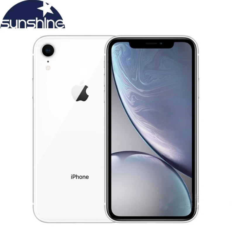 Разблокированный оригинальный мобильный телефон Apple iPhone XR 6 ядерный камера 64 Гб/128