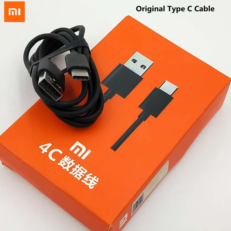 Оригинальный кабель Xiaomi Redmi Note 8 pro k30 Type C USB для быстрой зарядки и передачи данных Mi