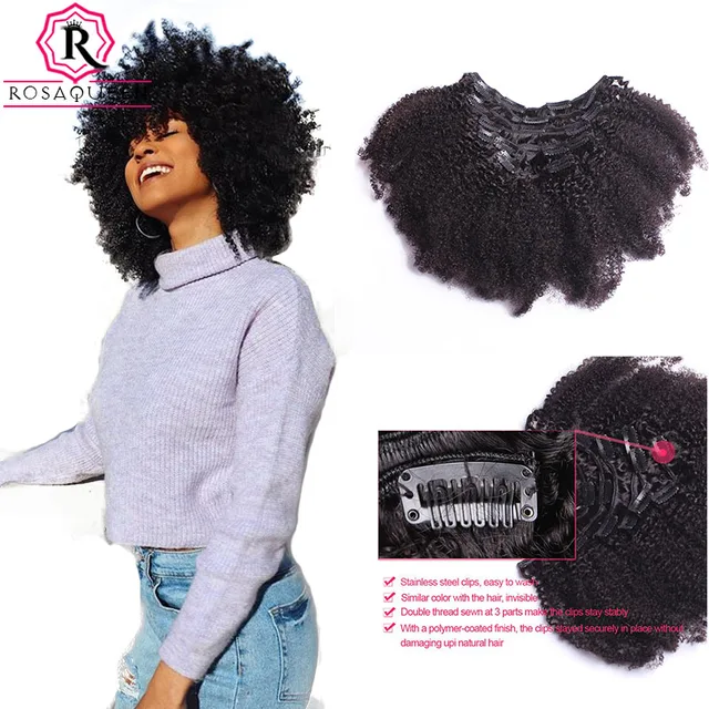 Afro Kudryavye Volosy Na Klipsah Dlya Narashivaniya 4b 4c Na Klipsah Polnye Volosy Remy Naturalnye Chernye Volosy Rosa Queen Produkty Dlya Volos Kupit Nedorogo V Internet Magazine S Dostavkoj Sravnenie Cen Harakteristiki