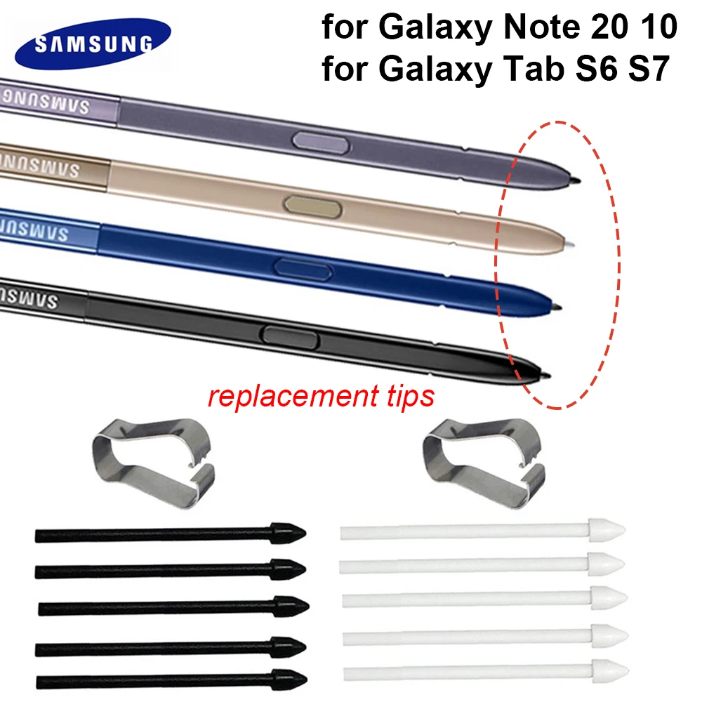 Сменные наконечники для Samsung Galaxy Tab S6 S7 Note 10 20 5 шт. стилус S - Цена: 182,19 руб.