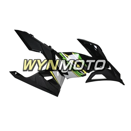 Ninja 400 полный обтекатель комплект для Kawasaki Ninja 400 Ninja400 ABS пластик впрыска мотоцикла обтекатель комплект зелено-черный кузов