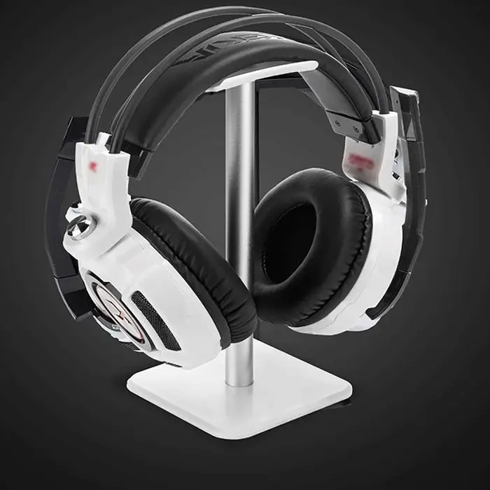 Durable Steady Detachable Desktop Headphone Support White/Black Stand Home, Office