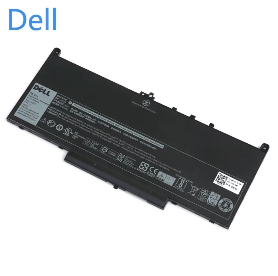 Dell Original New Replacement Laptop Battery For Dell Latitude E7270 E7470 J60j5 R1v85 Mc34y 242wd 7 6v 55wh J60j5 Laptop Batteries Aliexpress