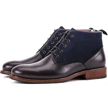 2019 Chelsea Boots Handmade Fashion Office Dress Splice Genuine Cow Leather Original Design Men Casual Outdoor Boots