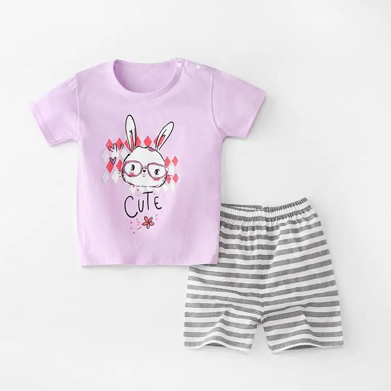 baby clothing sets	 Toddler Baby Girl Clothing Sets Tshirts Pants Suit Kids Short Sleeve For Summer Outfits Baby Children Costume Girls 0-6 Pajamas baby essentials clothing sets Clothing Sets