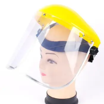

Adjustable Safety Grinding Transparent Screen Face Shield PVC Anti-Saliva Dustproof Mask For Visors Eye Protection Respiratory T
