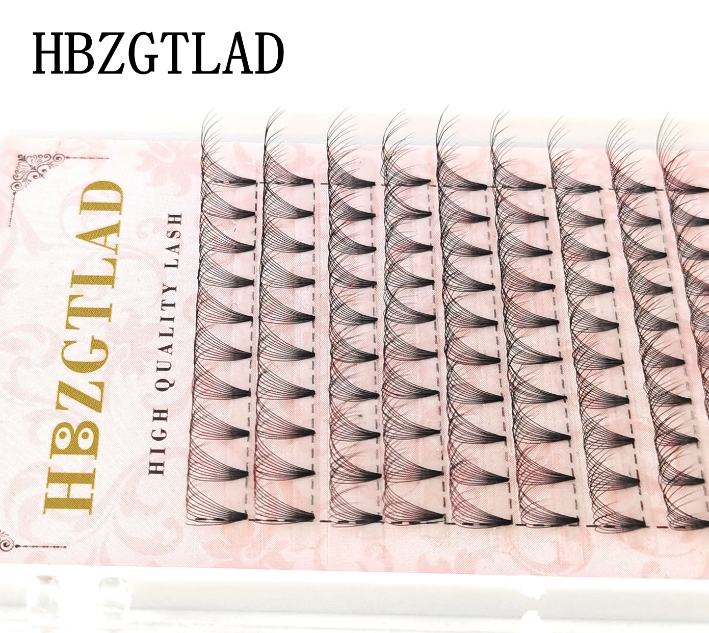 New 6D/8D/10D Russian Volume fake Eyelashes Extension Shotr Stem Pre-made Fans C/D/DD Mink falsh Eyelashes Individual Extensions 3
