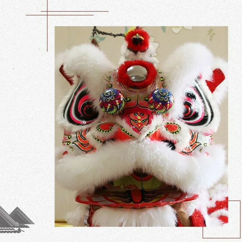 Chinatown традиционный праздник праздновать танцевальный костюм льва для взрослых китайское народное искусство танец льва оборудования талисман костюмы