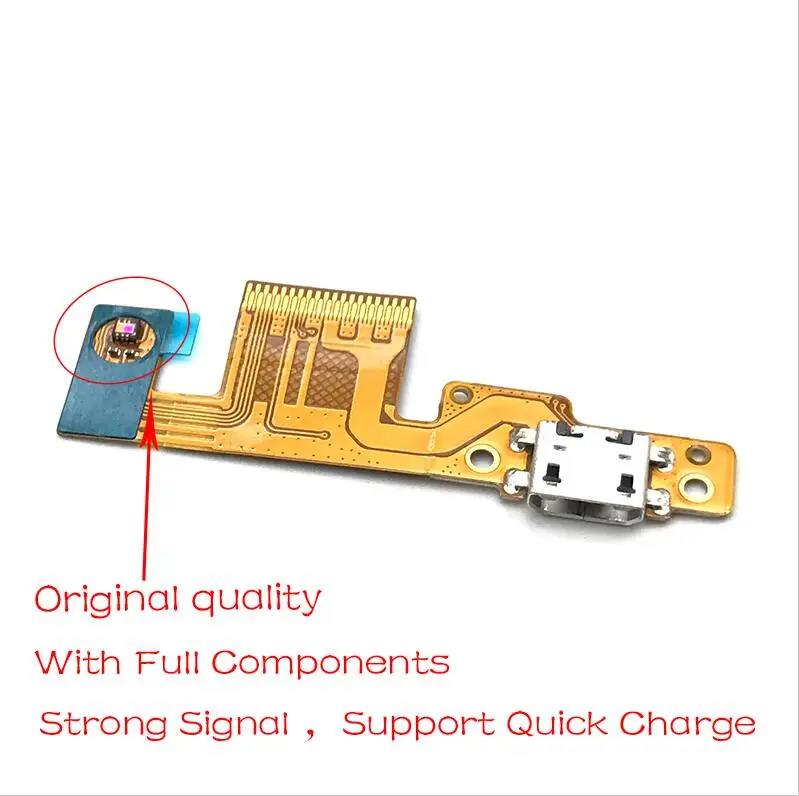 Original With IC Для lenovo PAD B8080-H B8080H B8080 док-станция разъем Micro USB зарядное устройство зарядный порт микрофон с гибким кабелем плата - Цвет: Original With IC