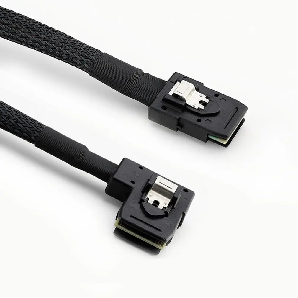 Mini Sas Line Sff-8087 к Mini Sas 36p Sff-8087 90 градусов Боковой изгиб карточная линия