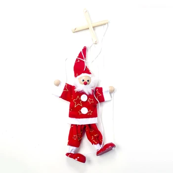 

2019 New Arrival Christmas cloth Santa Claus puppet children's toys Santa Claus kids toys