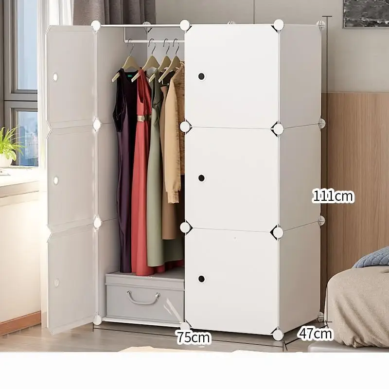Каса мобили хранения Meble Kleiderschrank Meuble Placard Rangement Armario Ropa De Dormitorio шкаф Guarda Roupa Mueble гардероб - Цвет: Version K