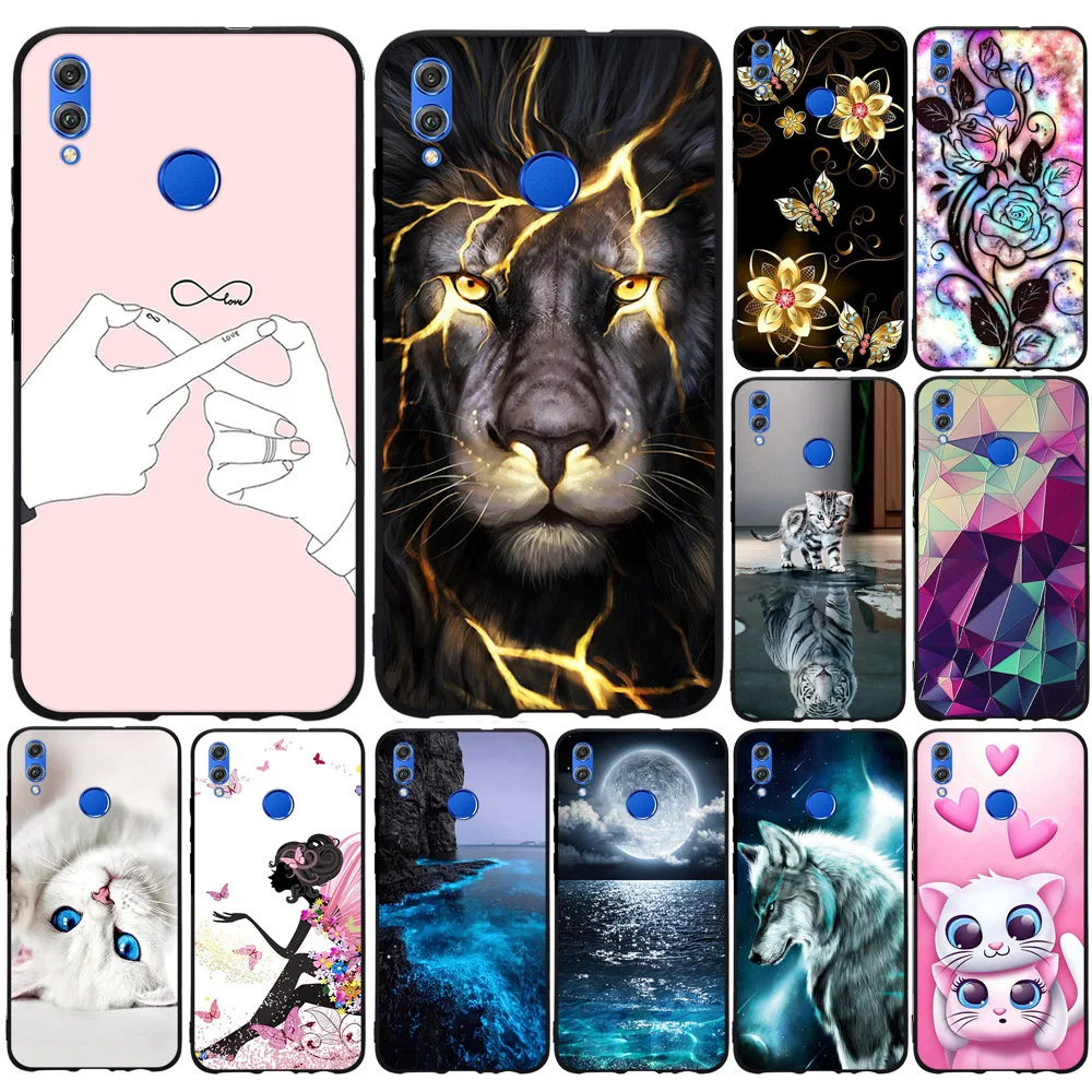 Case For Huawei Honor 8X Soft TPU Phone Funda Shell View 10 Lite Silicone Luxury V10 Bumper Fundas 6.5&quot | Мобильные телефоны и