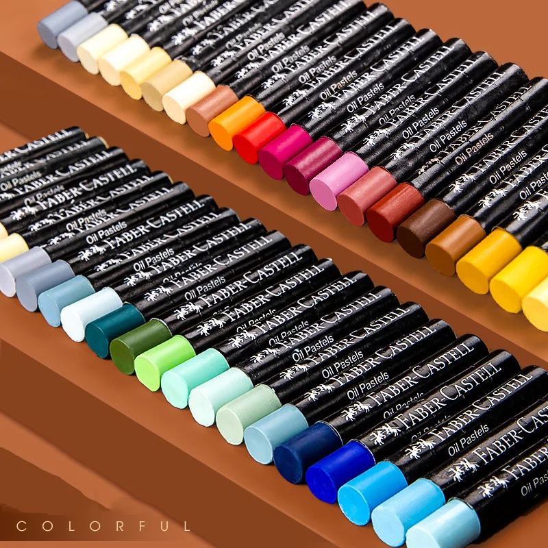 Water-soluble Crayons 48 Vibrant Colors Child Oil Pastels Wear