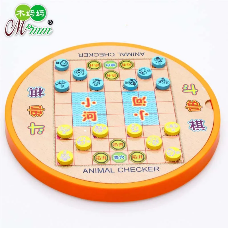 

Children'S Educational Toy Chess Multi-functional Five in One Flight Wuzi Checkers Table Game Wood System Toy
