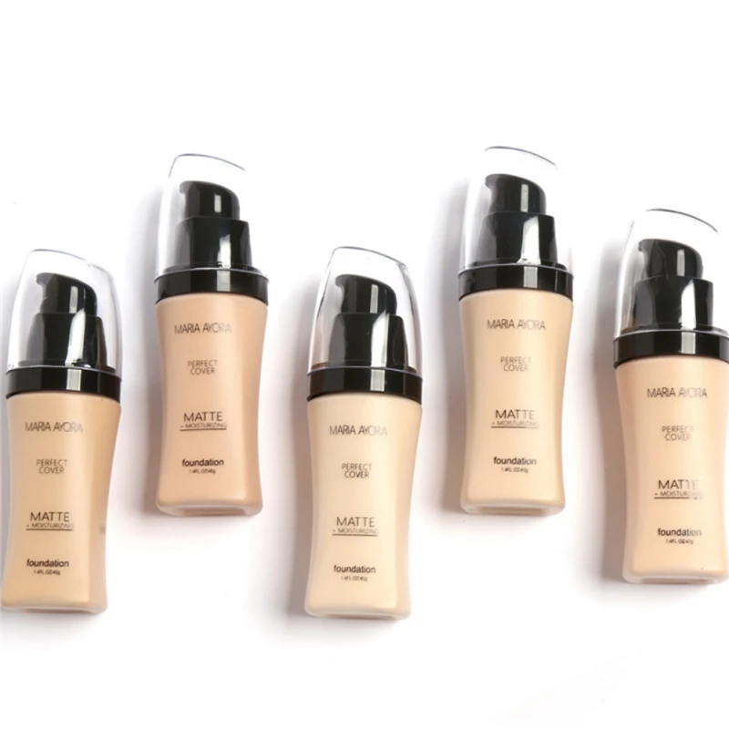 Fine Creamy Skin Foundation Cream Moisturizing Oil Control Full Cover Up Concealer Create PERFECT Makeup Base Make Up S1