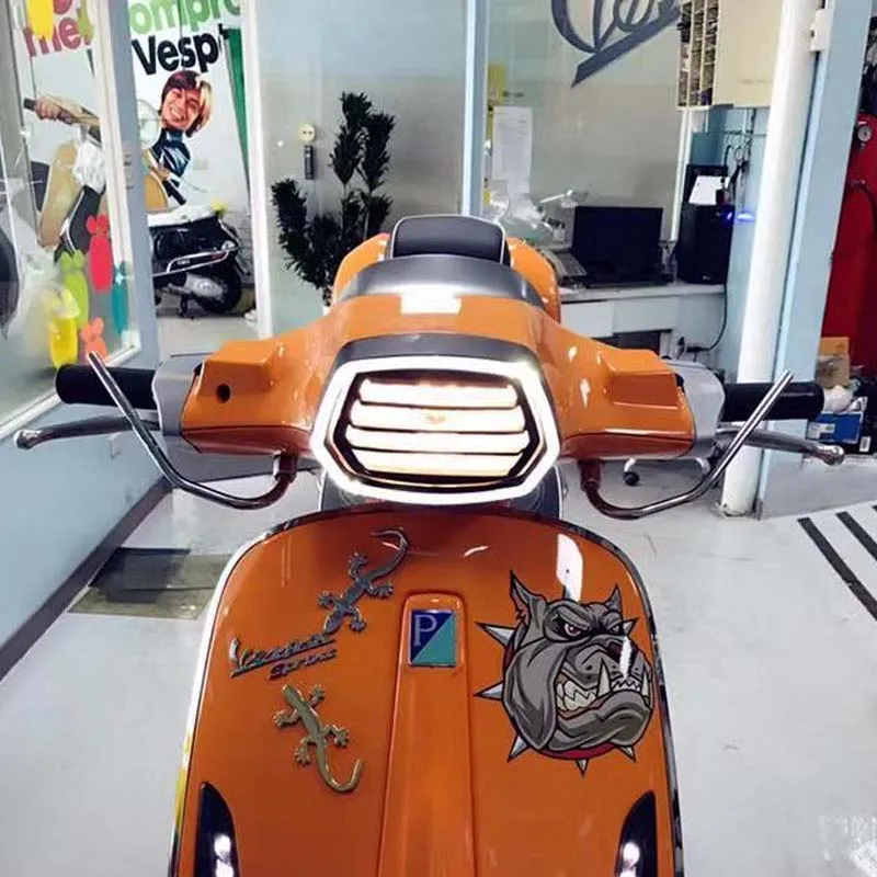 Для VESPA SPRINT 150 ABS, головной светильник, рамка, защита, украшение для 150cc, аксессуары, мотоциклетная крышка, светодиодный светильник дневного света