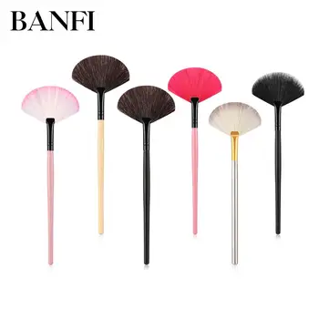 

1PC 16.5cm Fan-shaped Concealer Brush For Face Makeup Brushes Powder Blush Make-up Tools Accessories Women Beauty Cosmetic Tools