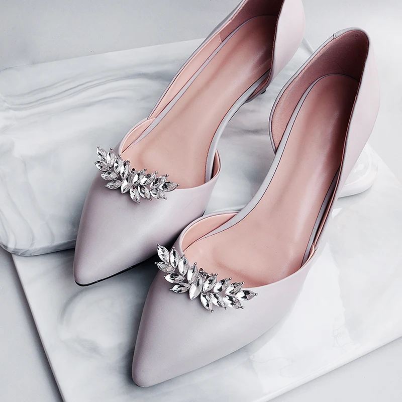 Miallo Fashion Bridal Shoe Accessories Prom Women Shoe Buckle Crystal Wedding Clips Bride Bridesmaid Trendy Party Gifts
