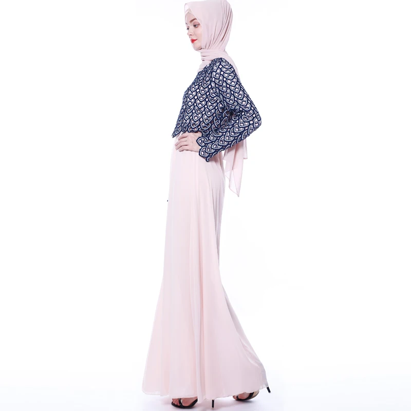 Abaya Dubai Kaftan Arabic Muslim Dress Women Robe Musulmane Longue Caftan Pakistan Turkish Islamic Hijab Dress Vestidos Largos