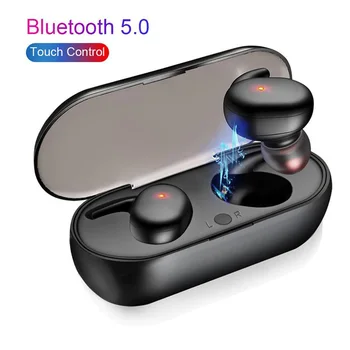 

Wireless Earphone Bluetooth Headset TWS Bluetooth HeadPhone 5.0 Stereo Sports Waterproof Earbuds Touch Control for iPhone 11 X
