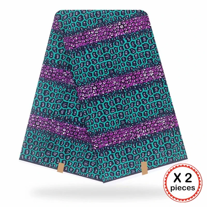 Анкара африканская ткань 12 ярдов Хлопок нигерийский стиль швейная африканская вощеная ткань принтом Гана для свадебного платья 11024