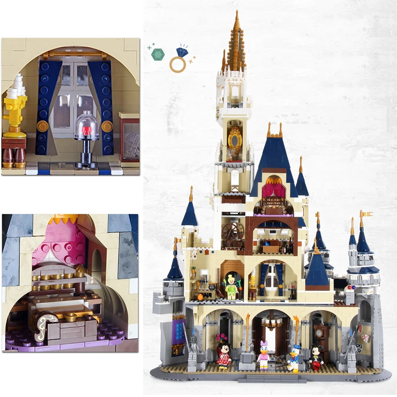 

Disneyed Castle 1149 Compatible 4080PCS Building Blocks Bricks Educational Toys Birthday Gifts For Children