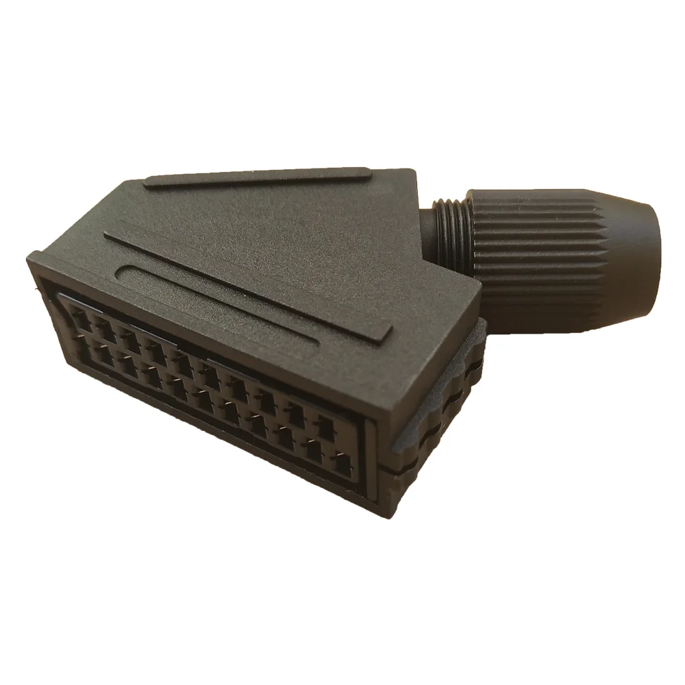 SC 109 21Pin SCART Female Broom Head Audio Video Convertor Socket