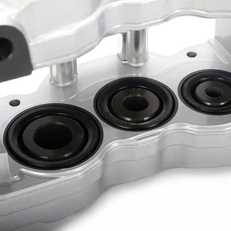 Dicase 브랜드 d61-6 피스톤 프론트 브레이크 켈리퍼, 볼보 v60 용, 드릴 378x32mm 디스크 포함