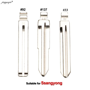 Keyforkess 15 pz/lotto #137 #92 Meta di Vibrazione In Bianco Chiave per Ssangyong Korando Nuovo Actyon C200 S170 ACTYON KYRON REXTON Switchblade