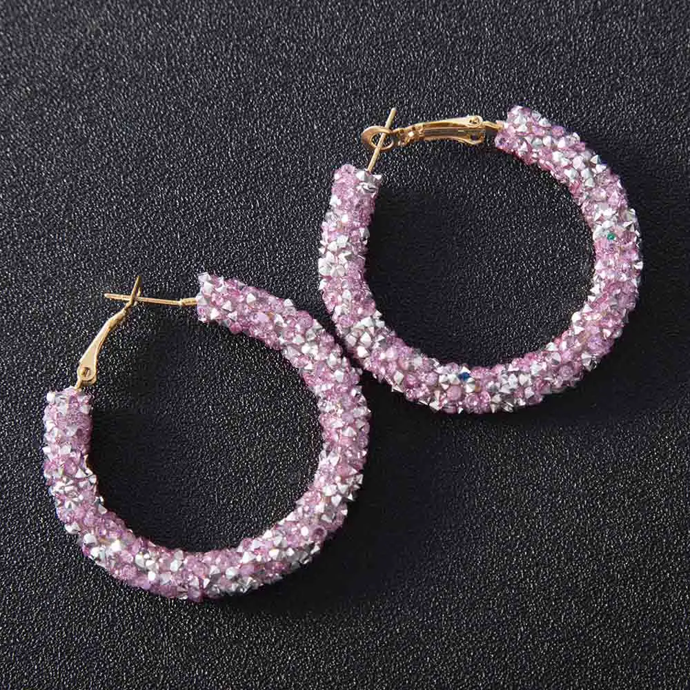 Bohemia Wicker Rattan Knit Earrings Ethnic Wood Bamboo Weaving Geometric Circle Statement Drop Earrings for Women Jewelry - Окраска металла: Hoop