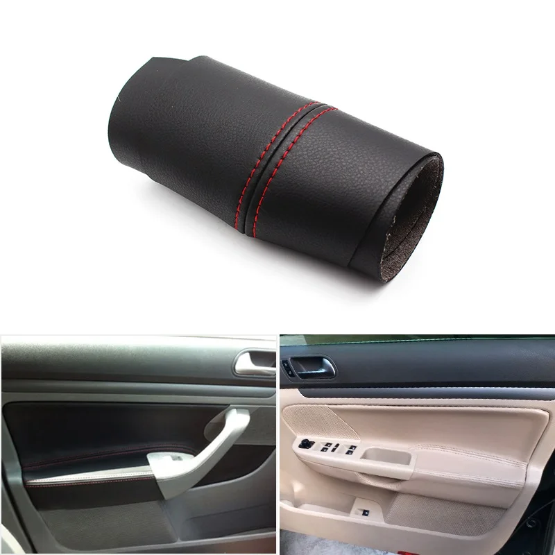 

Only RHD Car Styling Microfiber Leather Door Handle Armrest Panel Cover Trim For VW Jetta 2005 2006 2007 2008 2009 2010 / Golf 5