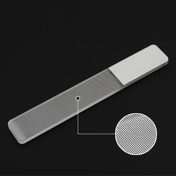 

Transparent Glass Nail Buffer File Manicure Files Nail Nano Polishing File Buffing US