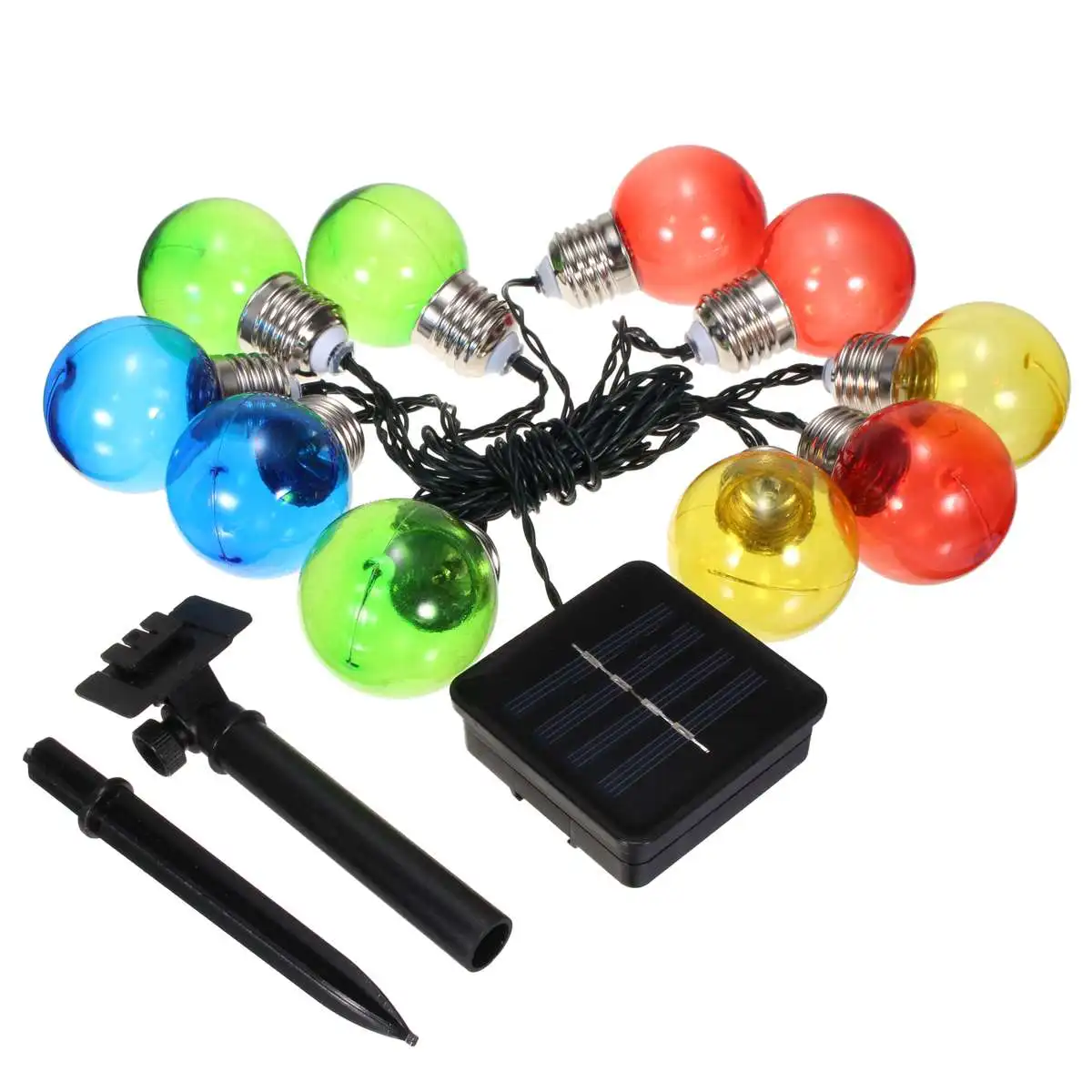 

G50 Led String Fairy Light White Warm Colorful Led Ball Wedding Christmas Courtyard Outdoor Decor Solar Led Bulb Chain Balloon
