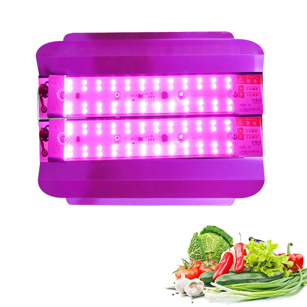 Открытый светодиодный Grow светильник 100W полный спектр завод s IP65