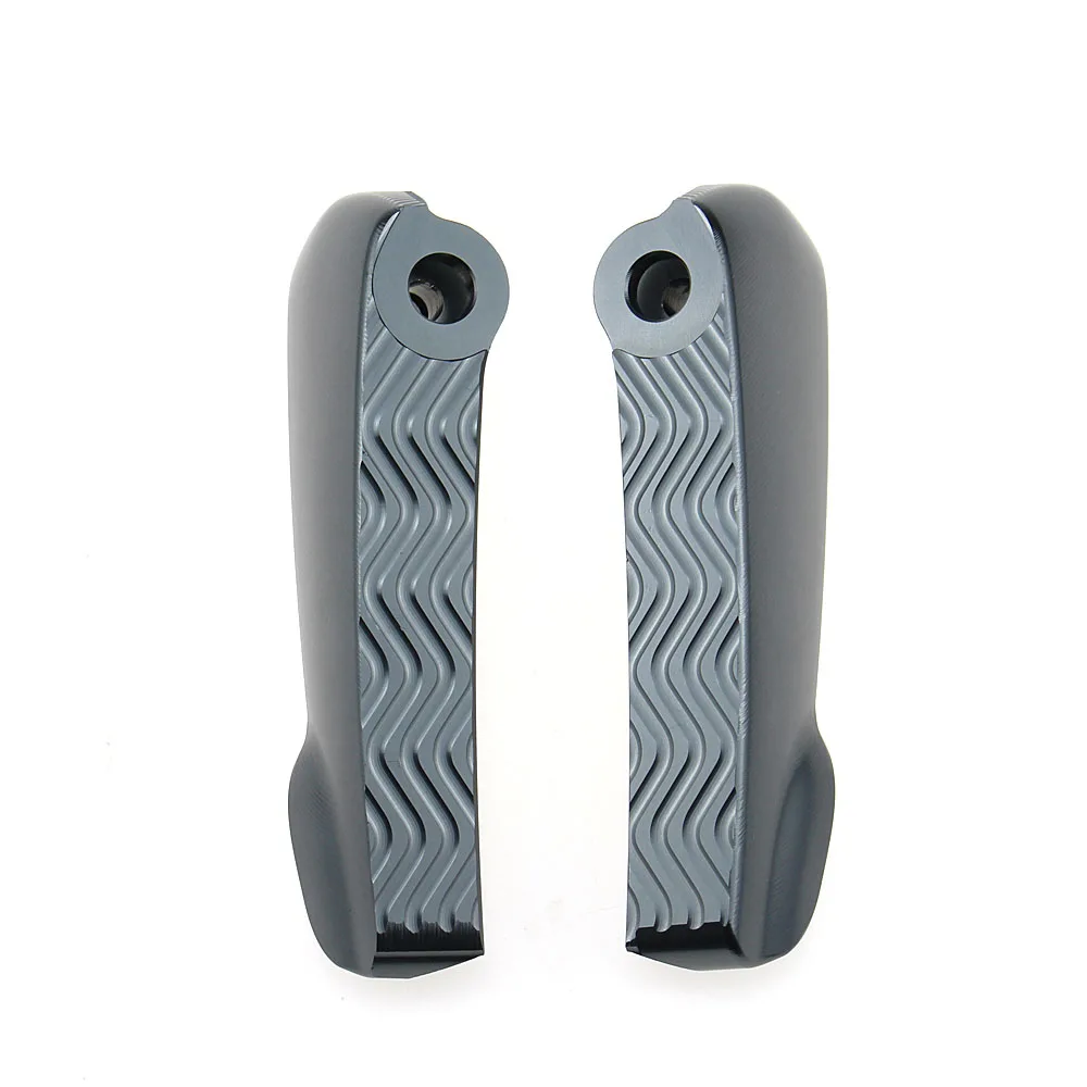 titanium Новые Пассажирские подножки, расширенные подножки для Vespa GT GTS GTV 60 125 200 250 300 300ie - Цвет: titanium
