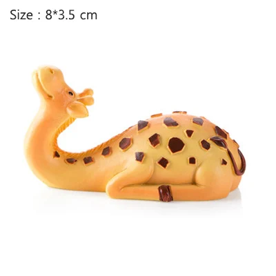 Giraffe Крючок держатель для ключей настенная смола мультфильм сильный вискозный крючок наклейка для кухни крюк настенная дверь без пробивки и треккинга - Цвет: Giraffe