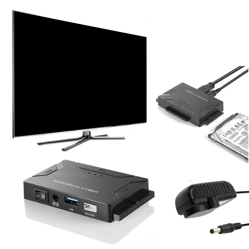 USB3.0 to SATA/IDE HDD жесткий диск конвертер 2 5/3 5 дюймов внешний коробка Гбит/с