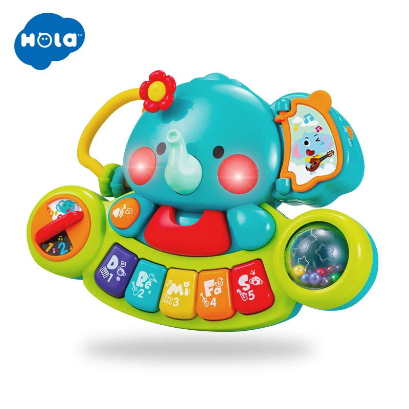  HOLA 3135 Musical Instrument Toy Baby Kids Elephant Keyboard Piano Developmental Music Educational 