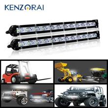 LED bar light 13 inch 36W 6000LM 6000K spot light LED work light for car SUV tractor 24V 12V LED off road Durable Hot Waterproof