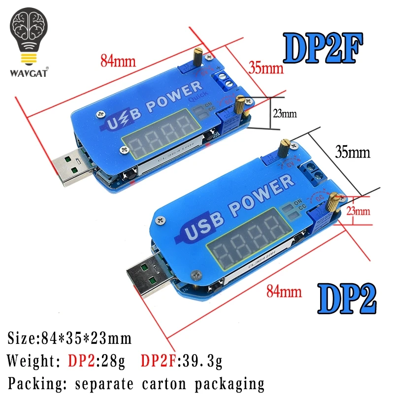 DP2F DC Регулируемый usb лабораторный блок питания DC 0,5-30 в 15 Вт регулятор напряжения QC2.0 QC3.0 AFC FCP триггер быстрой зарядки