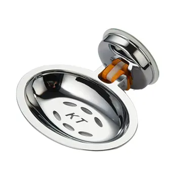 

Powerful Suction Type Soap Rack Bathroom Toilet Soap Box Draining Soap Box Storage Rack Soap Holder Bathroom Supplies