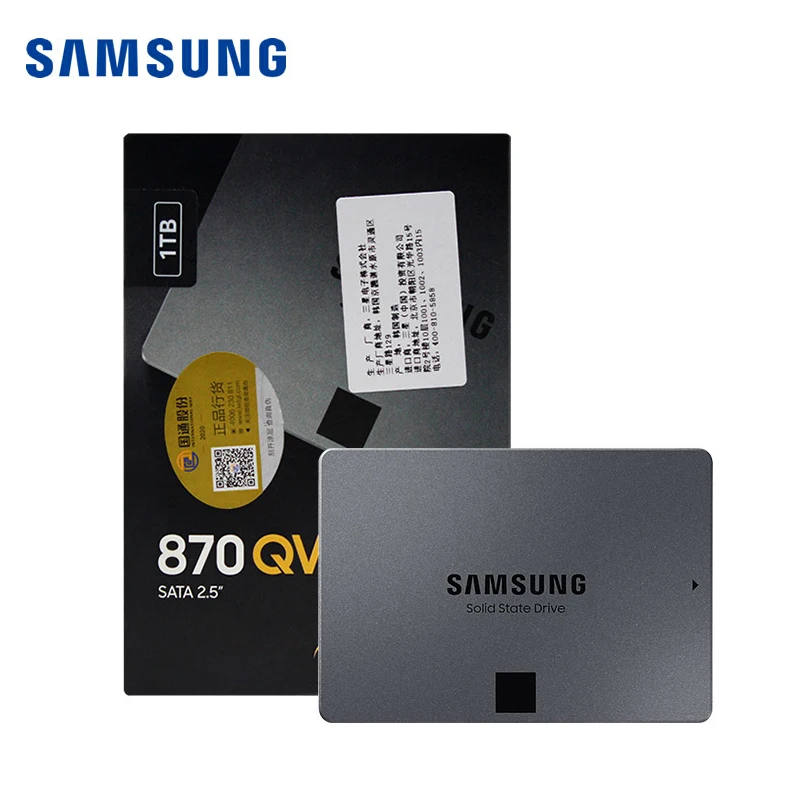 Samsung Original New 870 Qvo Ssd 1tb 2tb 2.5'' For Laptop Desktop Pc