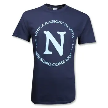 

New Napoli Nessuno Come Noi Adult Soccer Calcio T-Shirt Maradona Careca