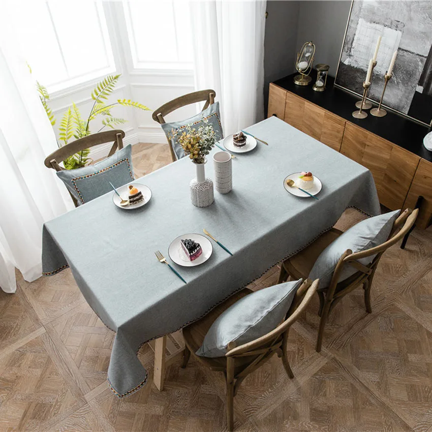 

Modern Table Cloth Oil-proof Solid Color Table Cover Waterproof Tablecloth Background Cloth Home Decor Manteles Toalha De Mesa