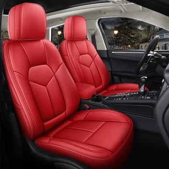 

custom leather car seat cover full set for hafei lobo saibao 3 haima m3 a1 shang boliger jac sei 2 3 7 tesla x car accessories